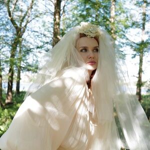 Vintage Elegant Cream Bridal Veil